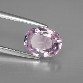 Espinela violeta natural de 2,10 ct, corte óvalo, VS