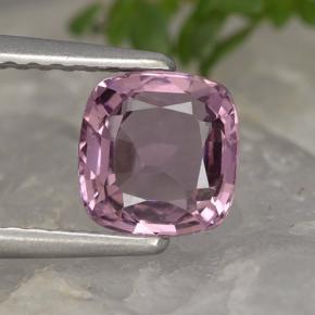 Espinela púrpura natural de 1,22 ct, corte cojín, VVS