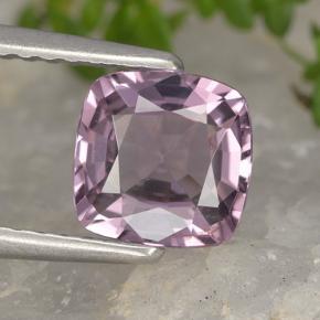 Espinela púrpura natural de 1,20 ct, corte cojín, VVS