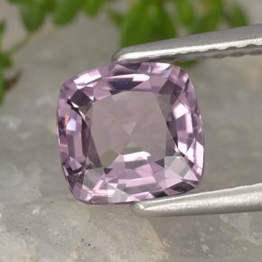 Espinela púrpura natural de 1,20 ct, corte cojín, VVS