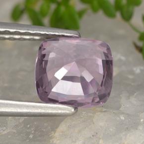 Espinela púrpura natural de 1,20 ct, corte cojín, VVS