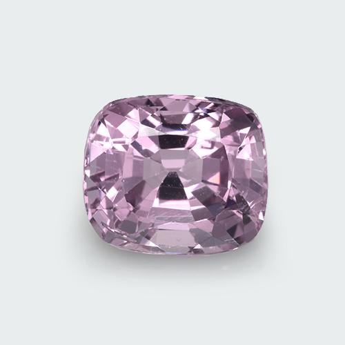 Espinela Púrpura claro natural de 1.54 ct, Corte Cojín, VVS