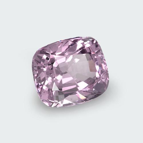 Espinela Púrpura claro natural de 1.54 ct, Corte Cojín, VVS