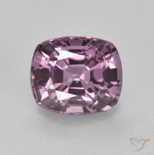 1.23ct Natural Lavanda intenso espinela, Forma Cojín, VS