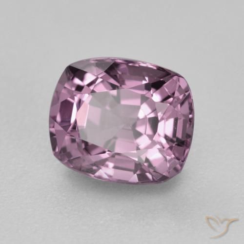 Espinela Lavanda intenso natural de 1.23 ct, Forma Cojín, VS