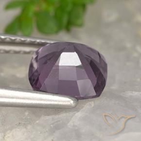 Espinela Púrpura medio natural de 1.43 ct, Forma Cojín, VS