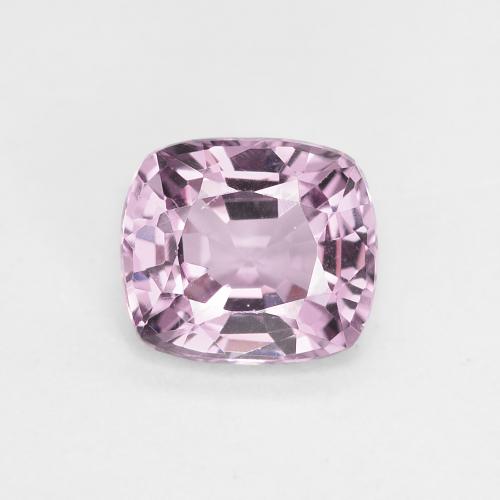 Espinela Púrpura muy claro natural de 1.14 ct, Corte Cojín, VVS