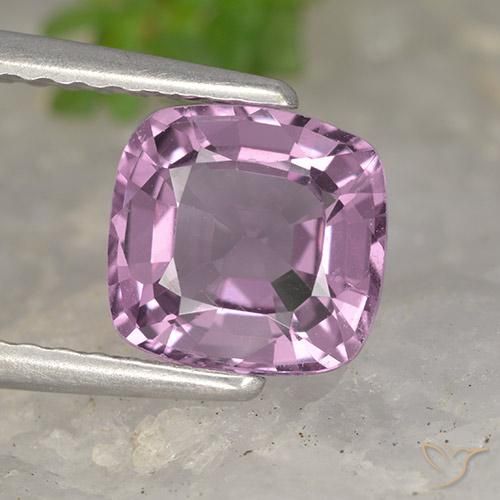 1.53ct Natural Púrpura medio Espinela, Forma Cojín, VVS