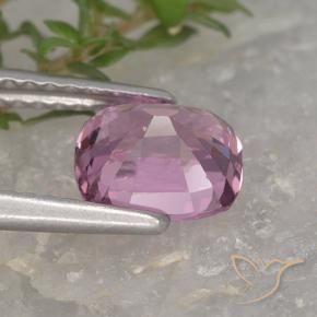 Espinela Rosado púrpura natural de 1.51 ct, Forma Cojín, VVS