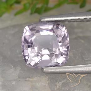 Espinela Violeta claro natural de 1.42 ct, Forma Cojín, VVS