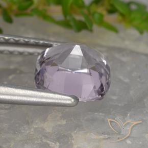 Espinela Violeta claro natural de 1.42 ct, Forma Cojín, VVS