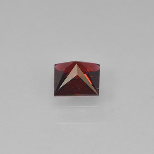 Espinela rojo natural de 0,35 ct, cuadrado, VVS-VS