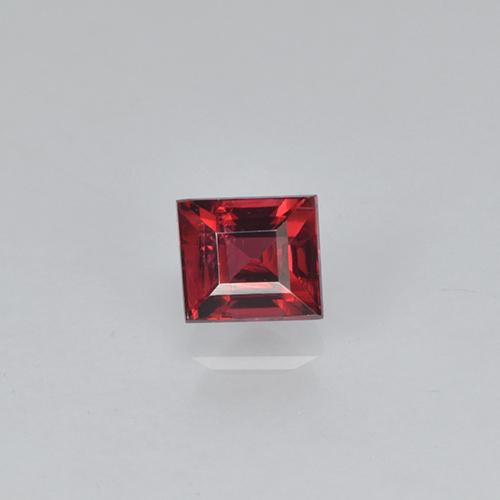 Espinela rojo natural de 0,32 ct, baguette, VS