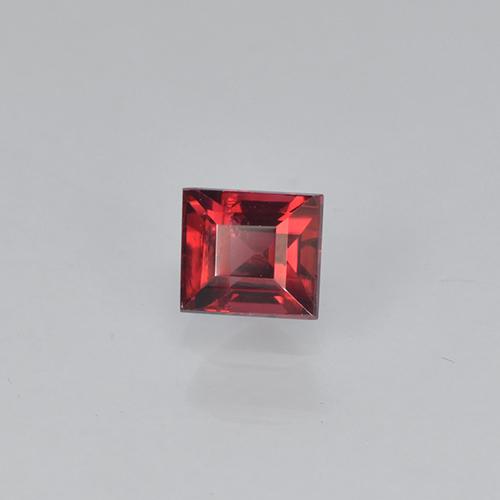 Espinela rojo natural de 0,32 ct, baguette, VS