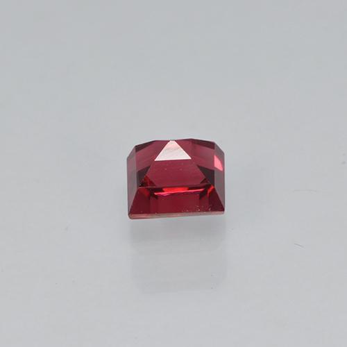 Espinela rojo natural de 0,32 ct, baguette, VS