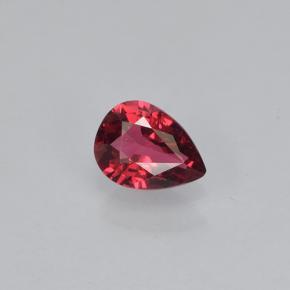 Espinela rojo natural de 0,35 ct, en forma de pera, VVS-VS