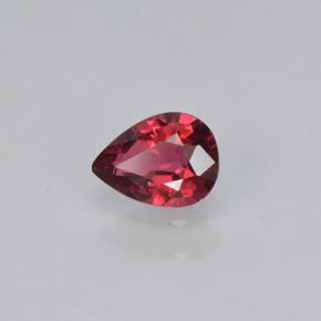 Espinela rojo natural de 0,35 ct, en forma de pera, VVS-VS