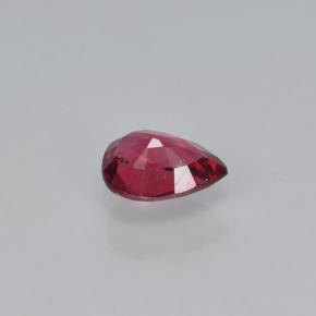 Espinela rojo natural de 0,35 ct, en forma de pera, VVS-VS