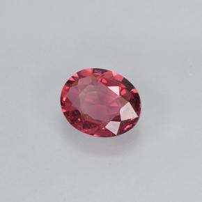 Espinela Rojo medio natural de 0.45 ct, Corte Óvalo, VVS-VS