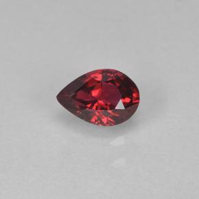 Espinela rojo natural de 0,24 ct, en forma de pera, VVS-VS