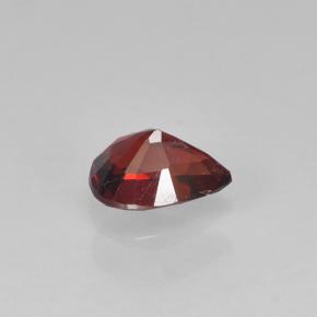 Espinela Rojo sangre intenso natural de 0.39 ct, En forma de pera, VVS-VS