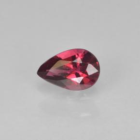 Espinela Rojo grosella natural de 0.35 ct, En forma de pera, VS