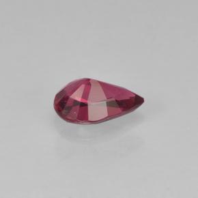 Espinela Rojo grosella natural de 0.35 ct, En forma de pera, VS