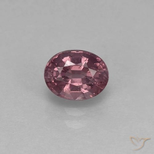 1.55ct Natural Púrpura rojizo espinela, Ovalada, VS