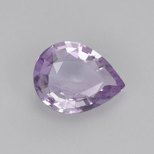 Espinela violeta natural de 1,16 ct, en forma de pera, VS
