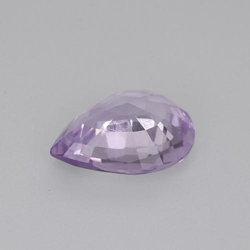 Espinela violeta natural de 1,16 ct, en forma de pera, VS