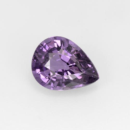 Espinela Violeta oscuro natural de 1.01 ct, En forma de pera, VS