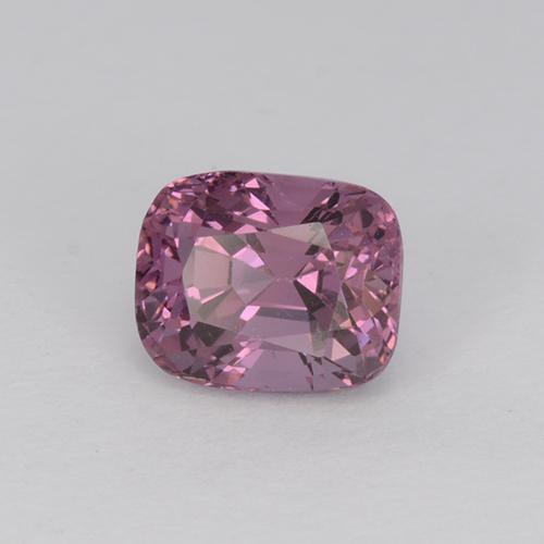 Espinela púrpura natural de 1,15 ct, corte cojín, VVS-VS