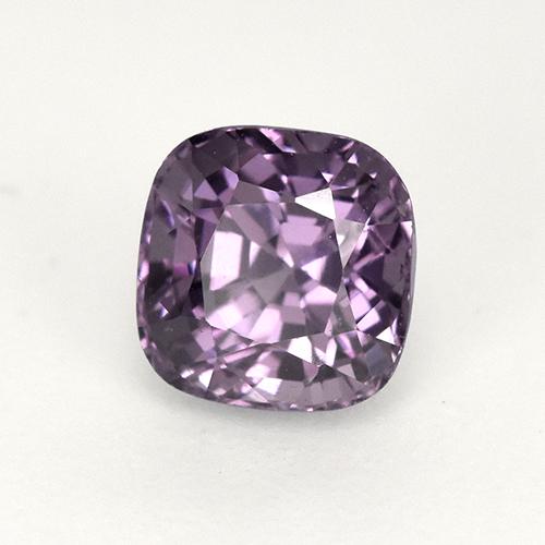 Espinela violeta natural de 1,02 ct, corte cojín, VVS