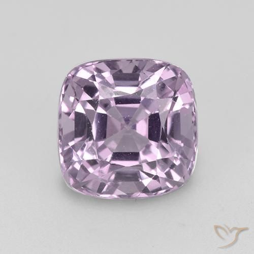 1.18ct Natural Púrpura claro espinela, Forma Cojín, VVS-VS