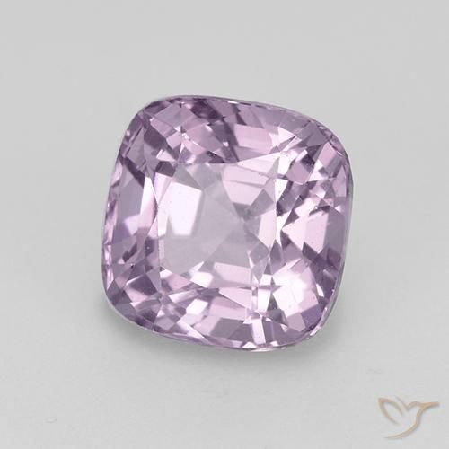 Espinela Púrpura claro natural de 1.18 ct, Forma Cojín, VVS-VS