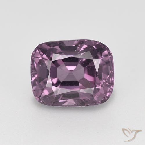 1.41ct Natural Púrpura uva espinela, Forma Cojín, VVS-VS, Photo A