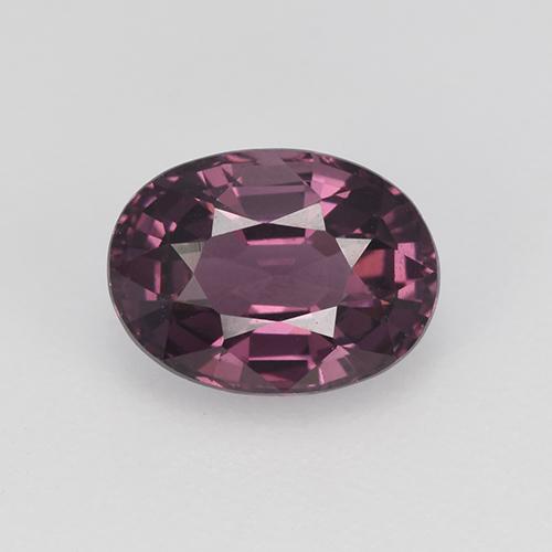 Espinela púrpura natural de 1,20 ct, corte óvalo, VVS