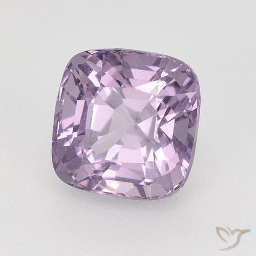 Espinela Violeta medio natural de 1.17 ct, Forma Cojín, VVS