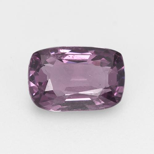 Espinela púrpura natural de 0,82 ct, corte cojín, VVS-VS