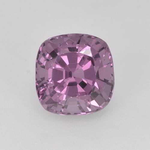 Espinela púrpura natural de 1,34 ct, corte cojín, VS