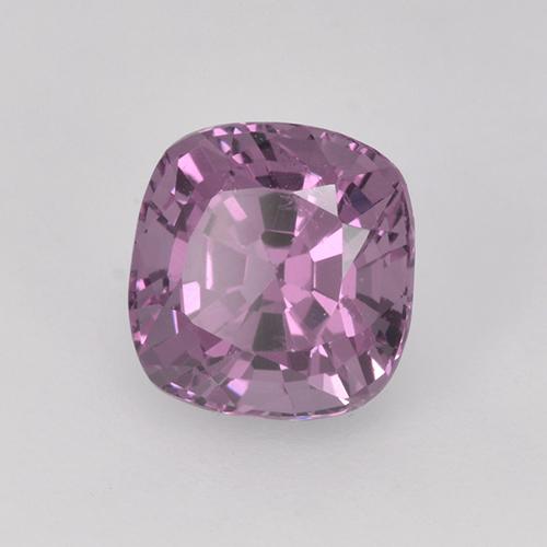 Espinela púrpura natural de 1,34 ct, corte cojín, VS