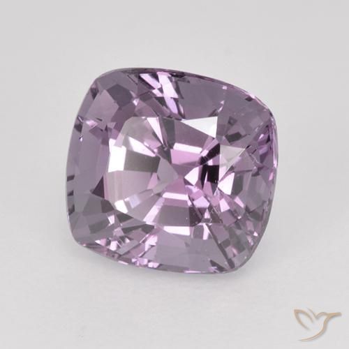 Espinela Púrpura medio natural de 1.54 ct, Forma Cojín, VVS-VS