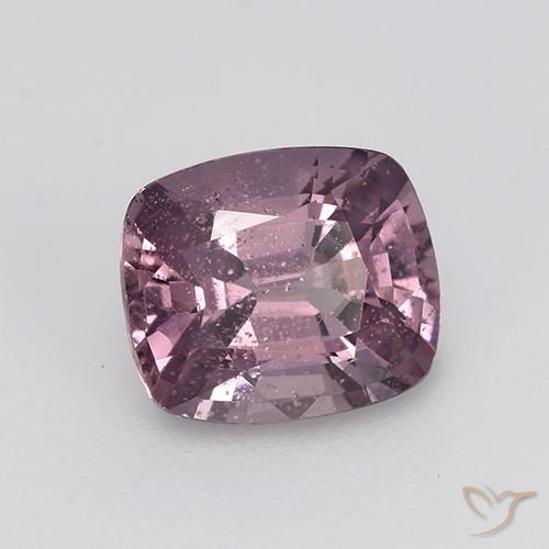 Espinela Tono púrpura uva natural de 1.27 ct, Forma Cojín, VS
