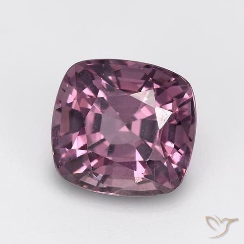 Espinela Púrpura ciruela natural de 1.55 ct, Forma Cojín, VVS-VS