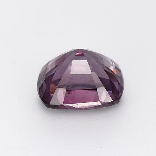 Espinela púrpura natural de 1,33 ct, corte cojín, VS