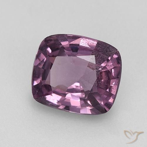 1.04ct Natural Púrpura claro Espinela, Forma Cojín, VS