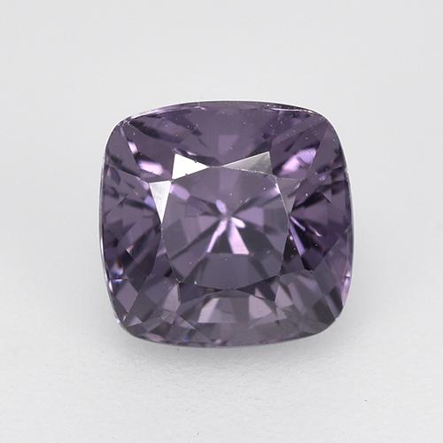 Espinela violeta natural de 1,86 ct, corte cojín, VVS-VS