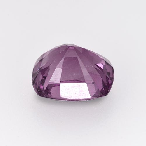 Espinela púrpura natural de 1,27 ct, corte cojín, VS
