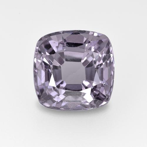 Espinela gris natural de 1,72 ct, corte cojín, VS