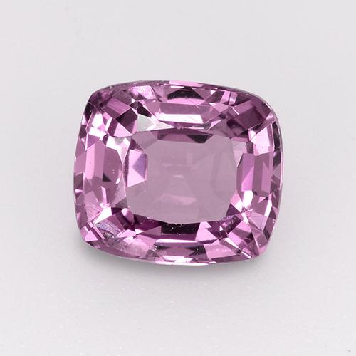 Espinela púrpura natural de 1,17 ct, corte cojín, VVS-VS